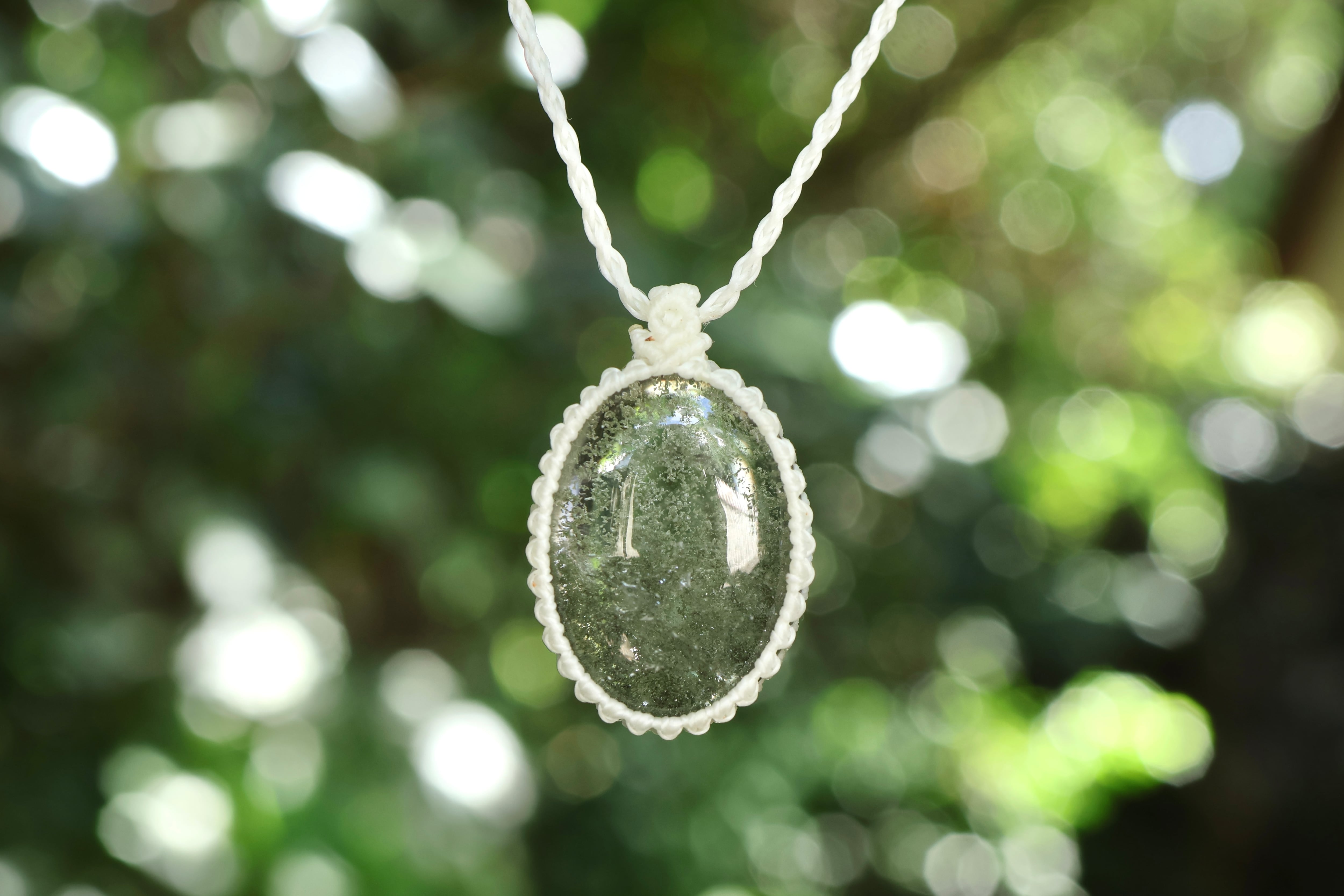 ヒマラヤ水晶ネックレス ガネーシュヒマール産