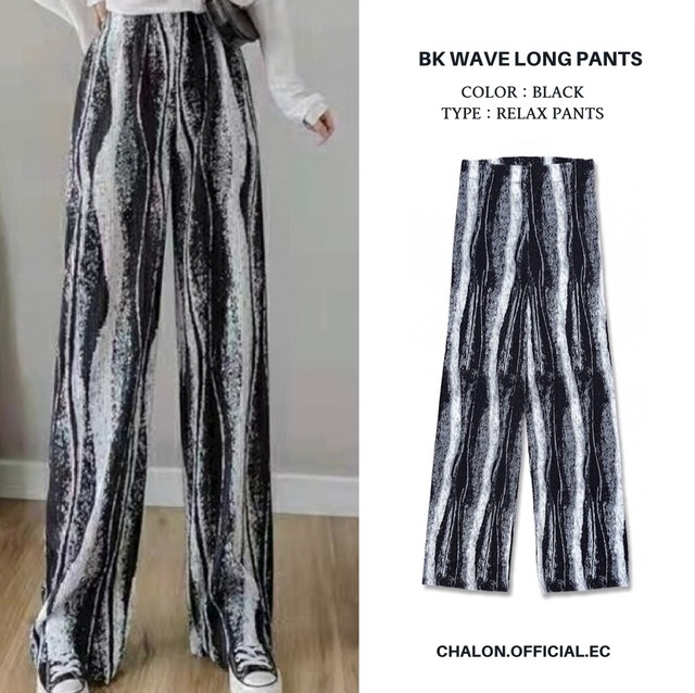 BK wave long pants