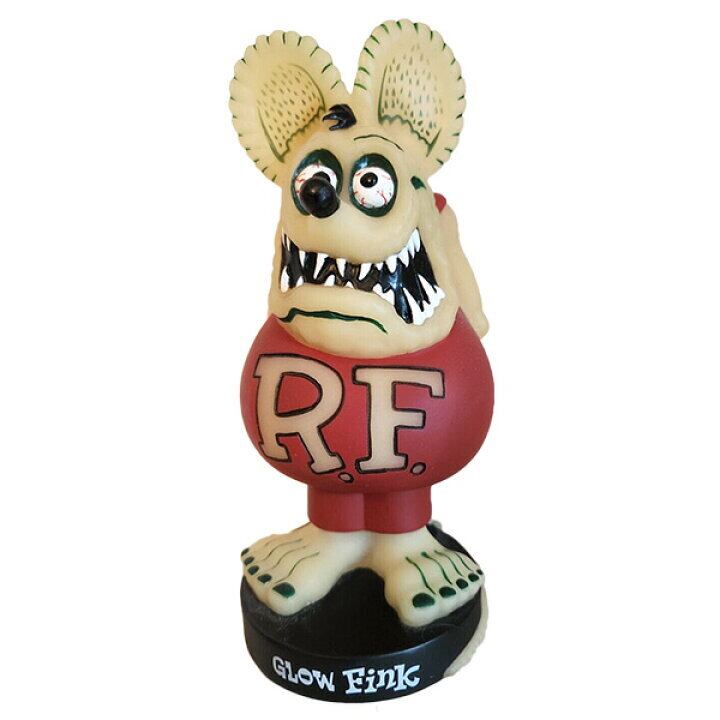 ♧ 再入荷！【 Rat Fink・ラットフィンク】  ボビングヘッド SPECIAL EDITION / GLOW FINK FUNKO ファンコ  〚アメリカン雑貨 アメトイ〛