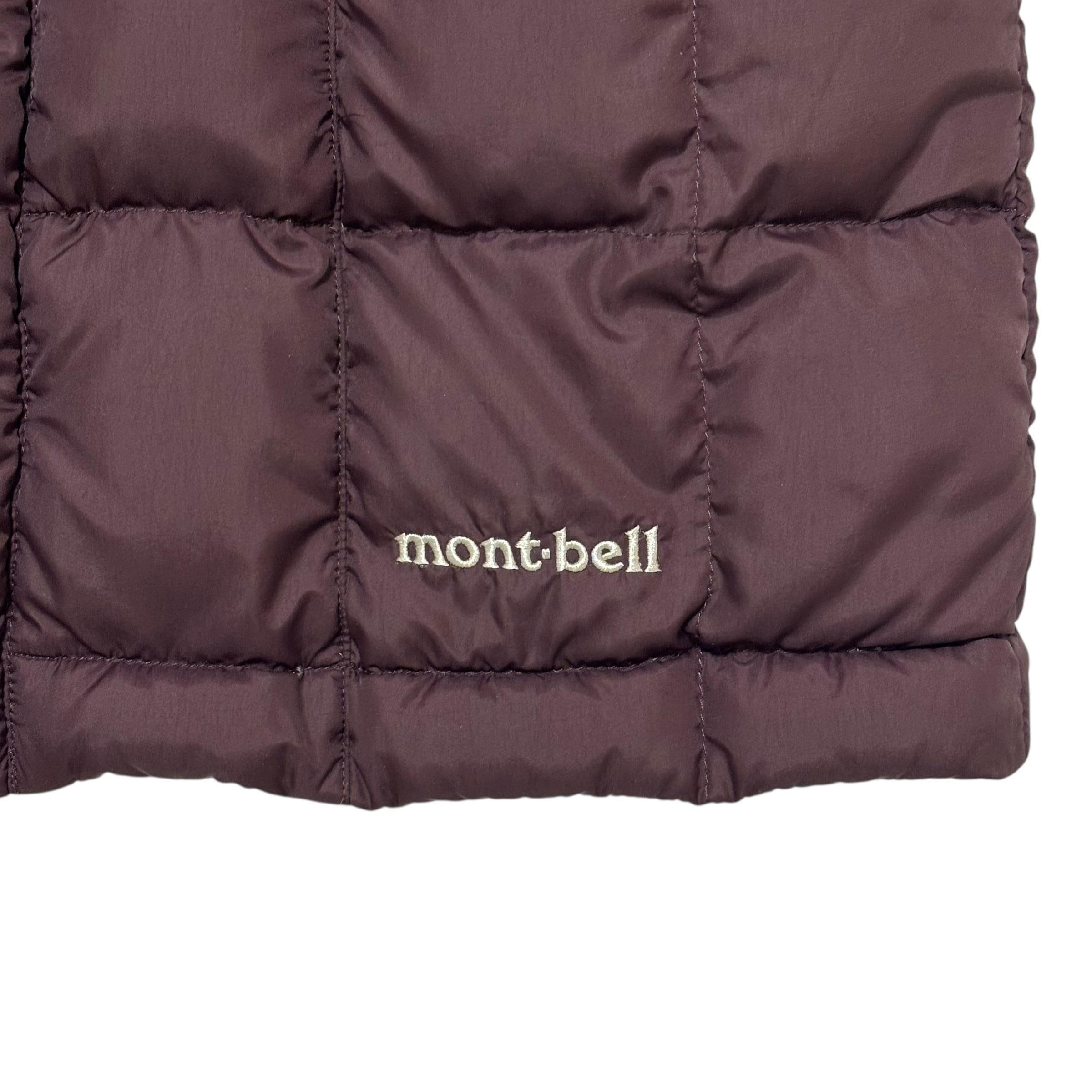 古着 モンベル mont-bell ダウンハンテン 半纏 ダウンジャケット