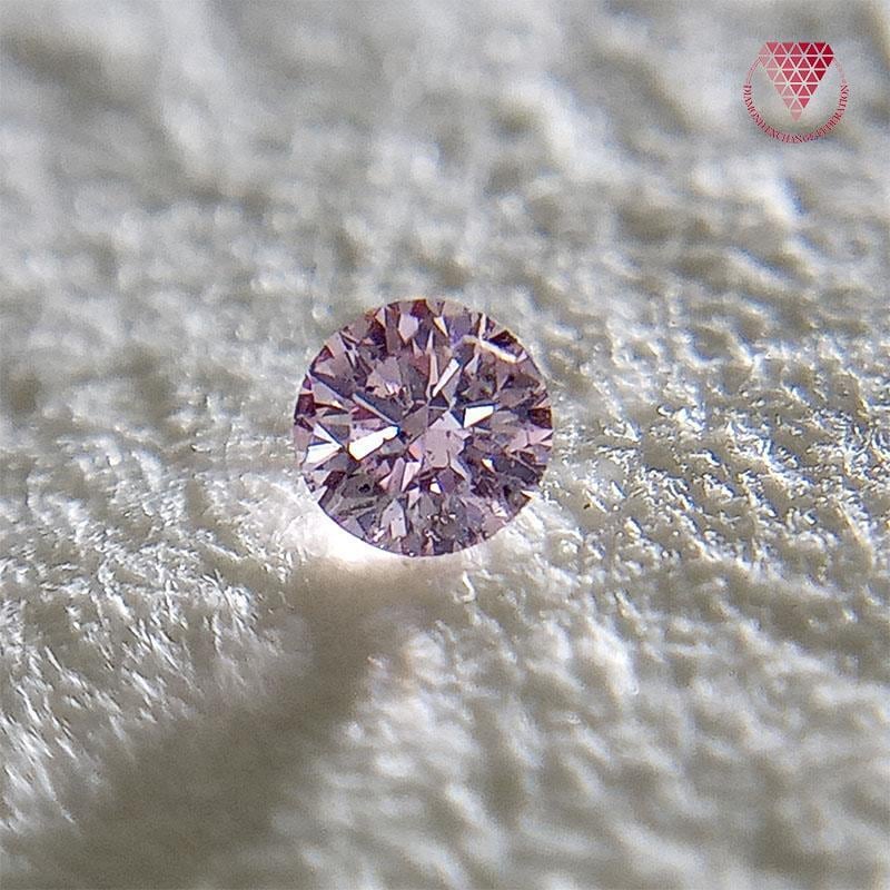 0.060ct 天然ピンクダイヤ FANCY PURPLISH PINK天然ピンクダイヤルース