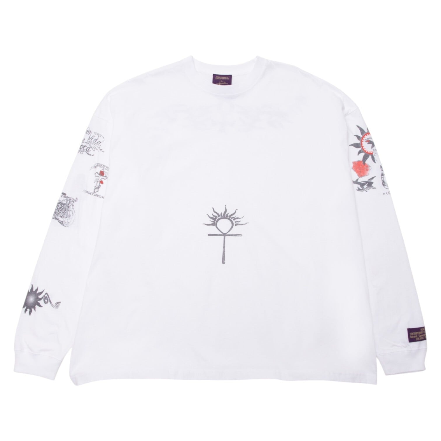 【HOAX PRODUCTS】Rodman L/S Tee (White)〈国内送料無料〉