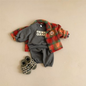 〈80-100size〉THINKCLEAN ロゴトレーナーセット