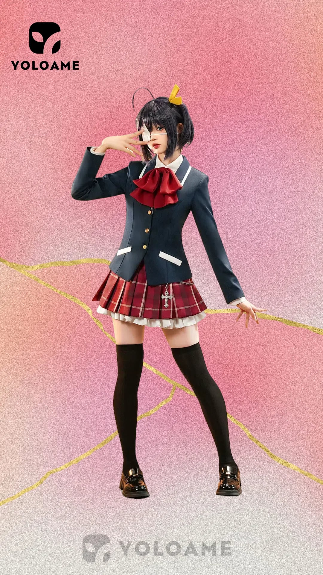 中二病でも恋がしたい 小鳥遊六花 制服 コスプレ衣装【三分妄想 1