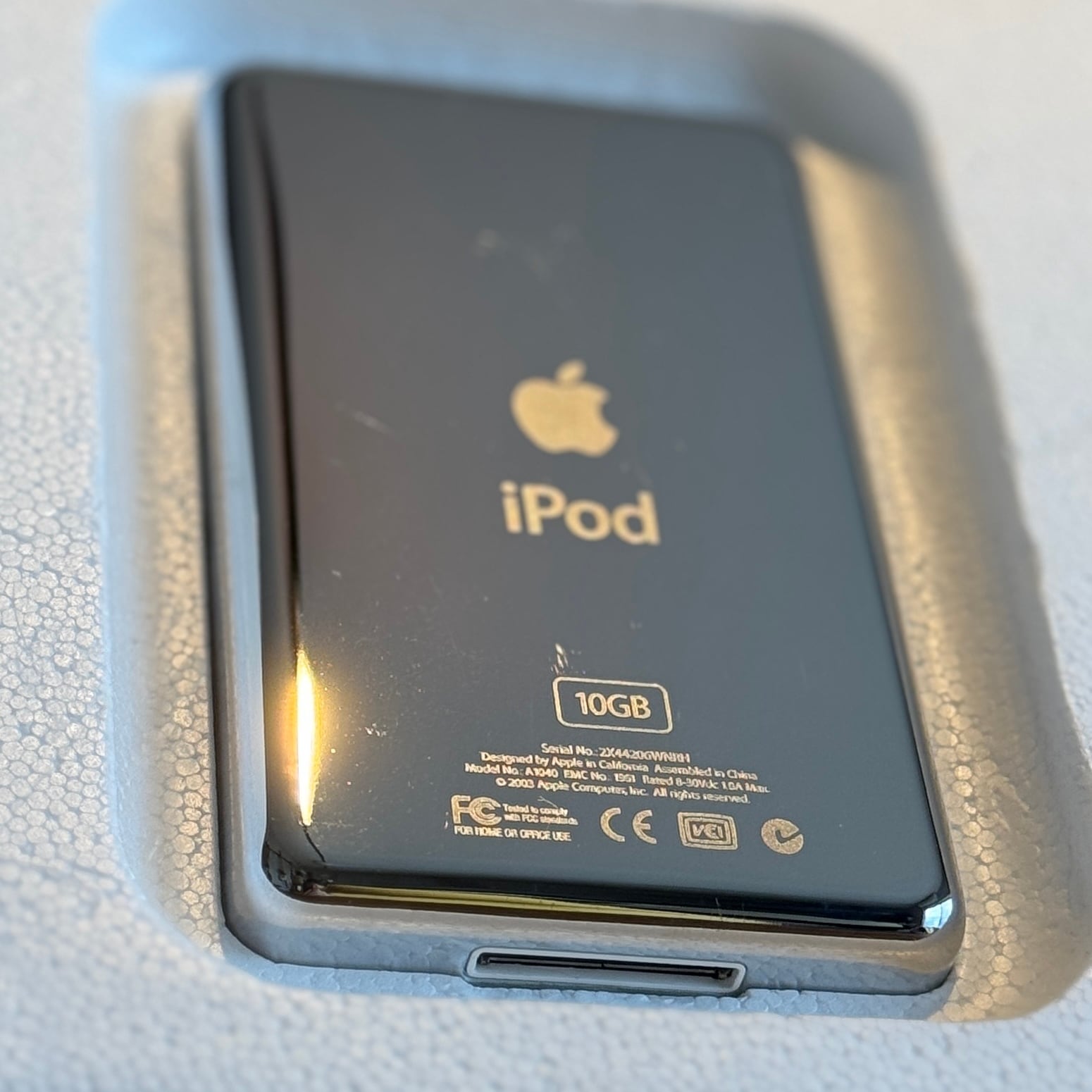 【完動美品】Apple 3世代 iPod 10GB 箱付 新品バッテリー交換済み Apple 第3世代 iPod 10GB A1040｜箱付き | 新品バッテリー交換済み