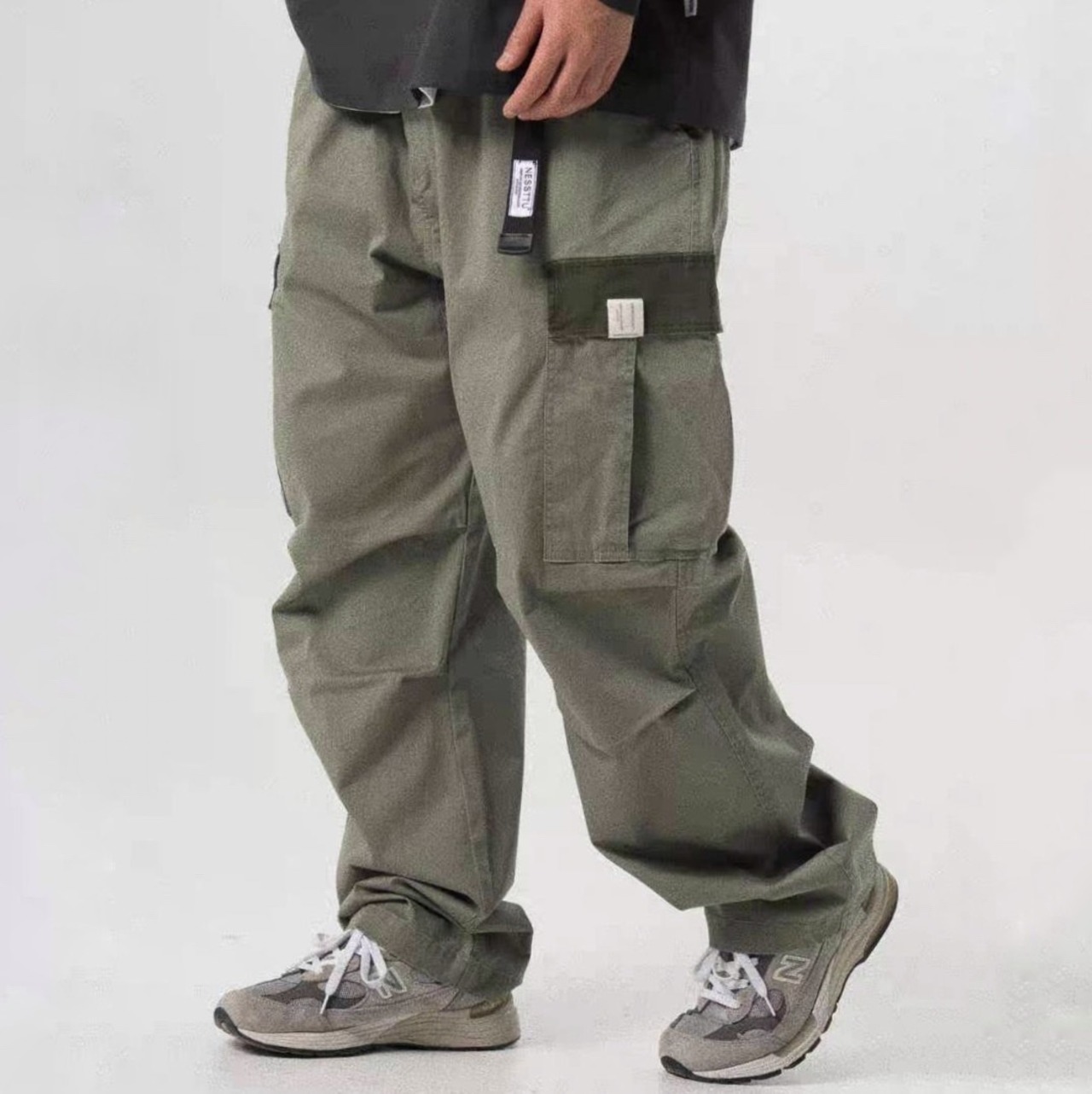 Wide leg cargo pants 1081 - 2