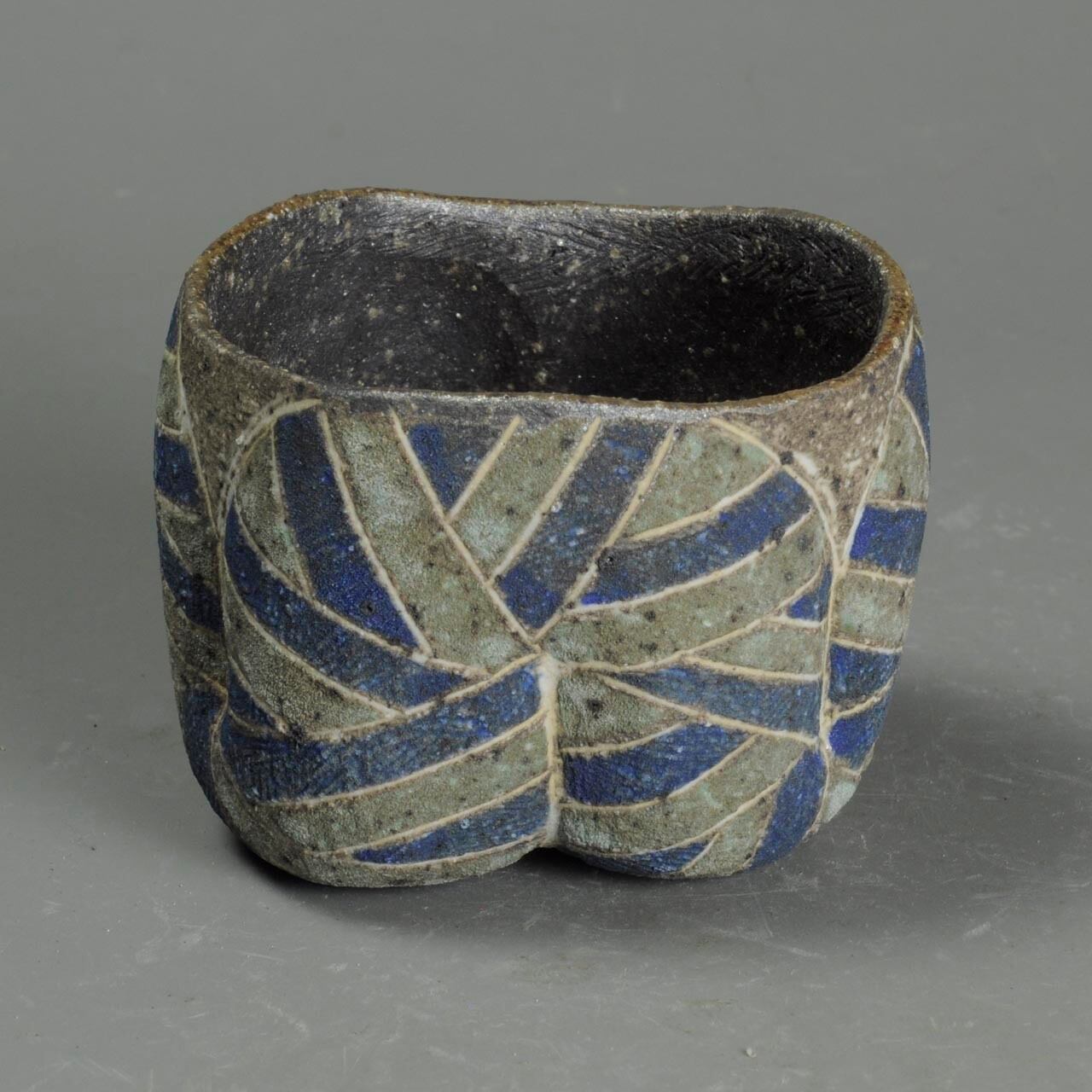 陶芸　器 炻器 象嵌ぐい呑 Inlay Guinomi 13-19 | 陶芸家 竹内真吾