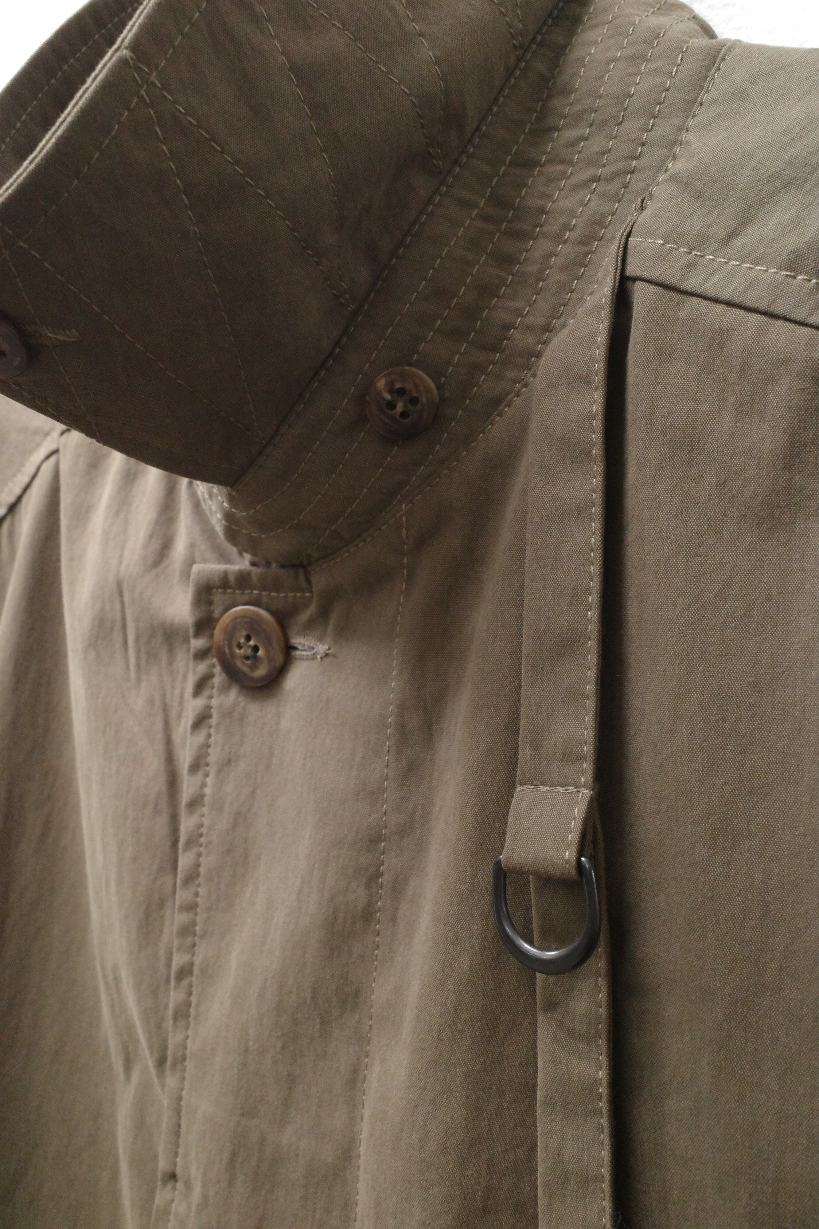 予約販売 | i'm here : - HAOLI TRENCH COAT ：Black｜フード型