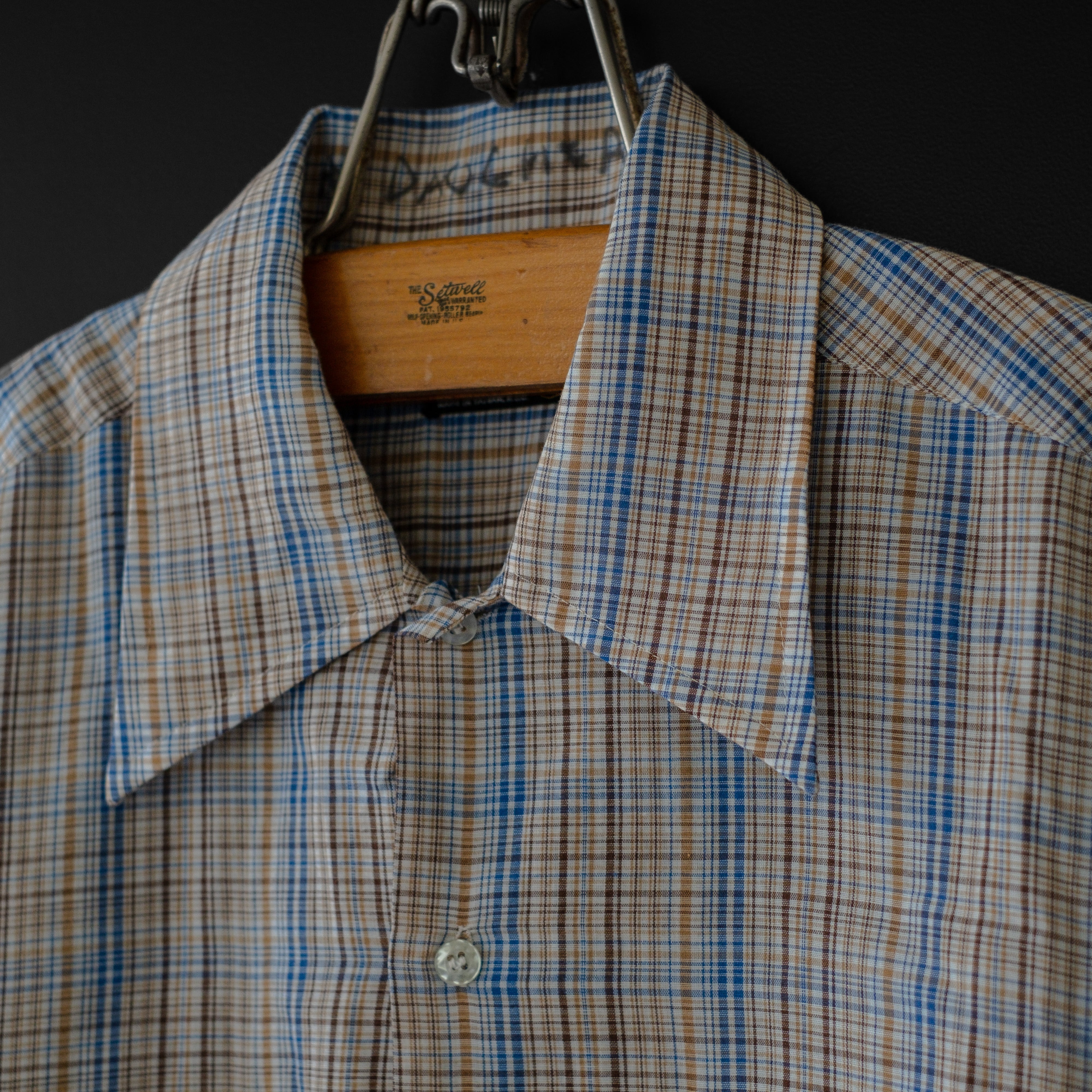 used- 【JC Penny】 70s s/s check shirt | dros dro