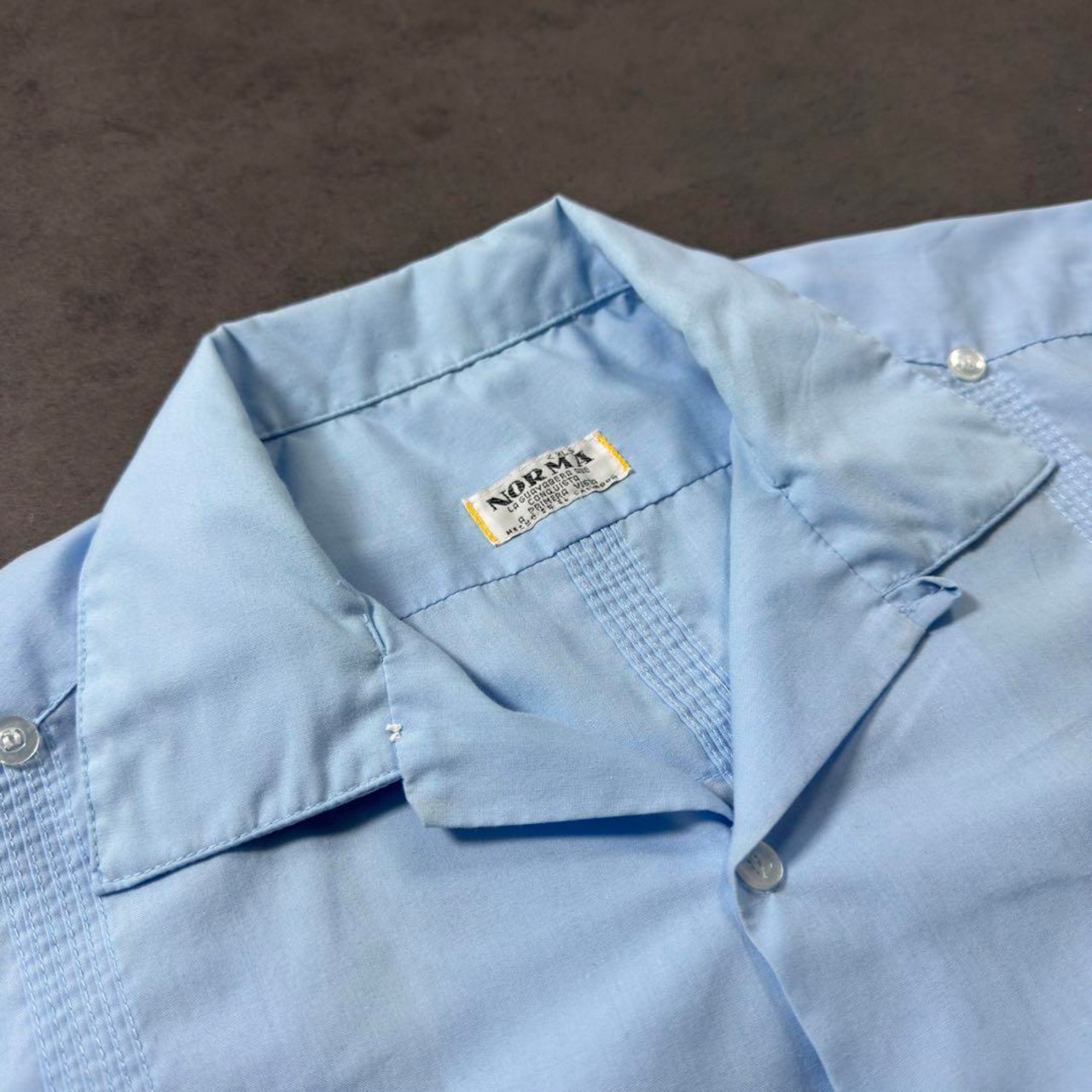 70s〜80s NORMA cuban shirt XL 古着 - 4