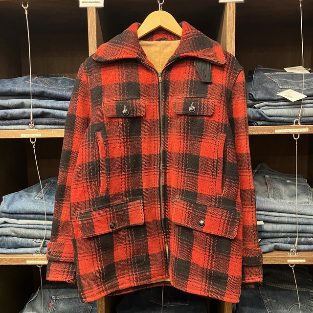 1960'S GREAT WESTERN WOOL CHECK JACKET