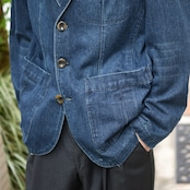 design denim tailored jacket