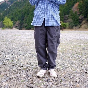 BIWAKO CITY /  PACKABLE  NYLON PANTS / GRAY