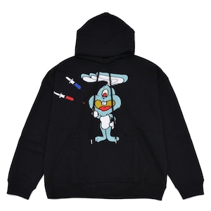 【ZAC VARGAS 】monster hoodie ’JUNKIE BUNNY’- MINT(3色展開)