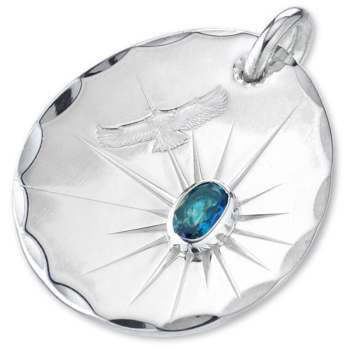 鷲見太郎 Pendant ペンダント】Mメタルペンダントw/イーグルスタンプ