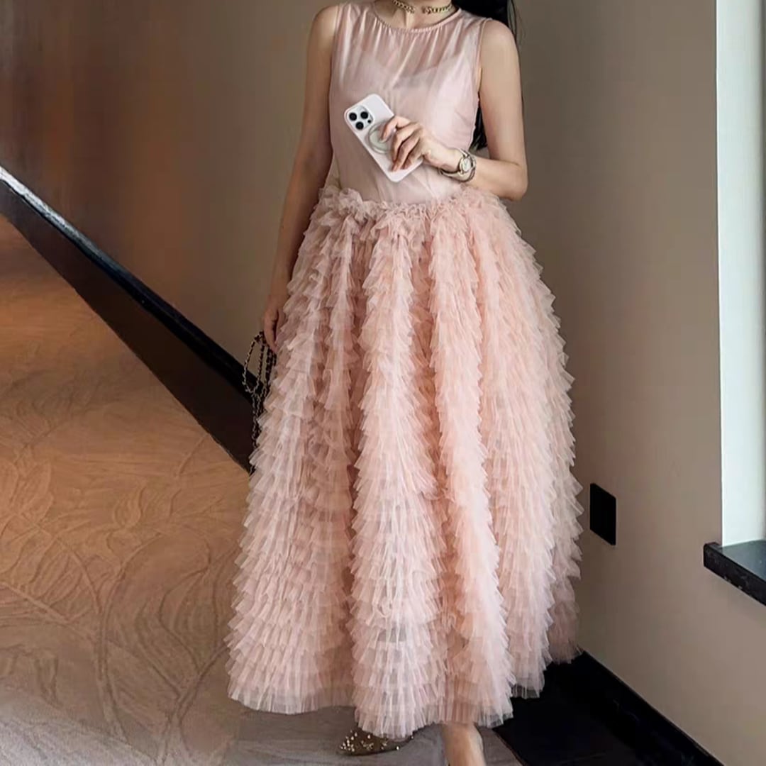 Mille-feuille dress 260623