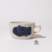 【Blue Kakiotosi 】Soup Mug