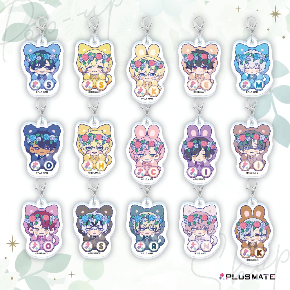PLUSMATE プラスメイト 東雲樂 ト*ク様 わんわんわん♡いぬ缶バッチ ト 