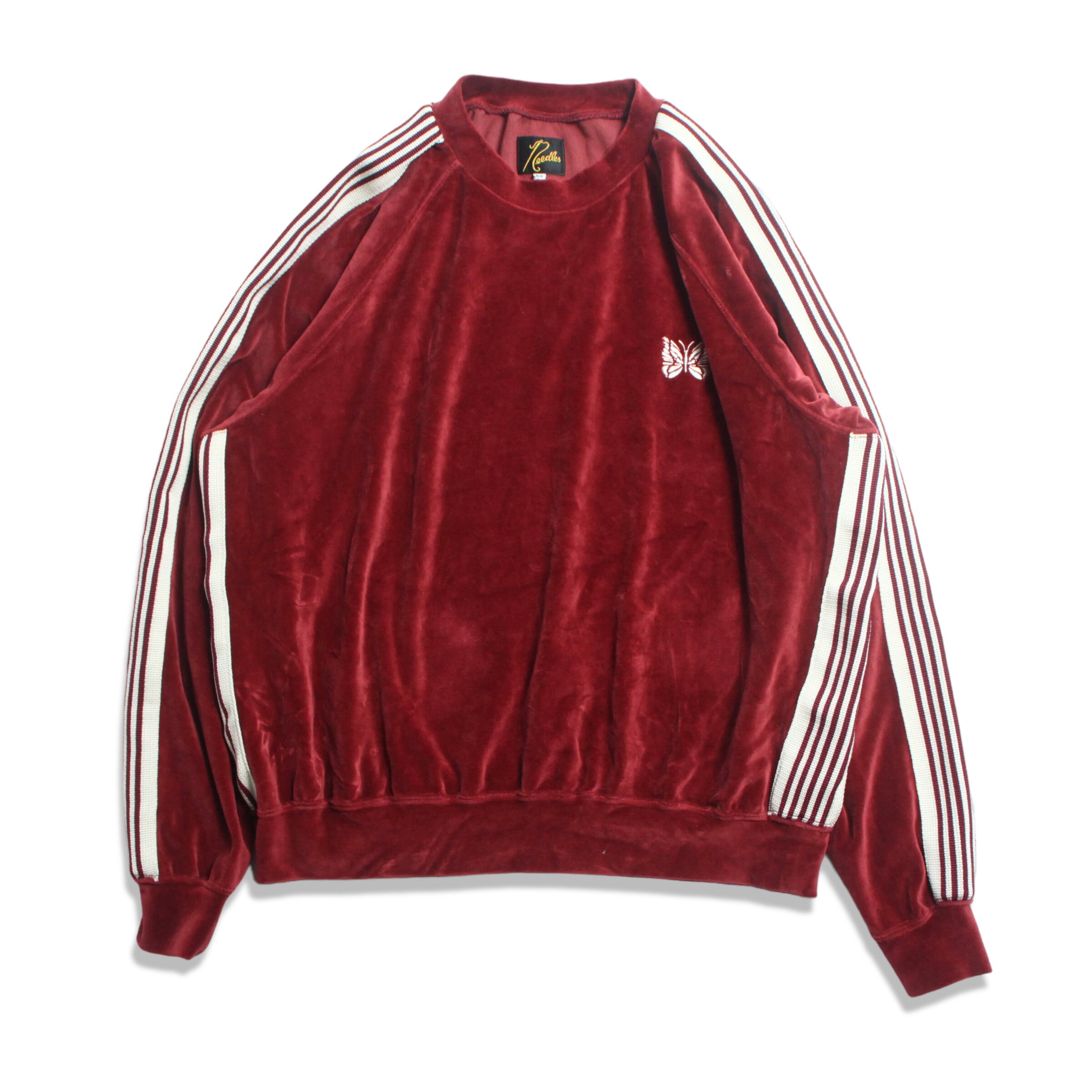 KEBOZ NEEDLES VELOUR TRACK SHIRT KEBOZ NEEDLES VELOUR TRACK SHIRT