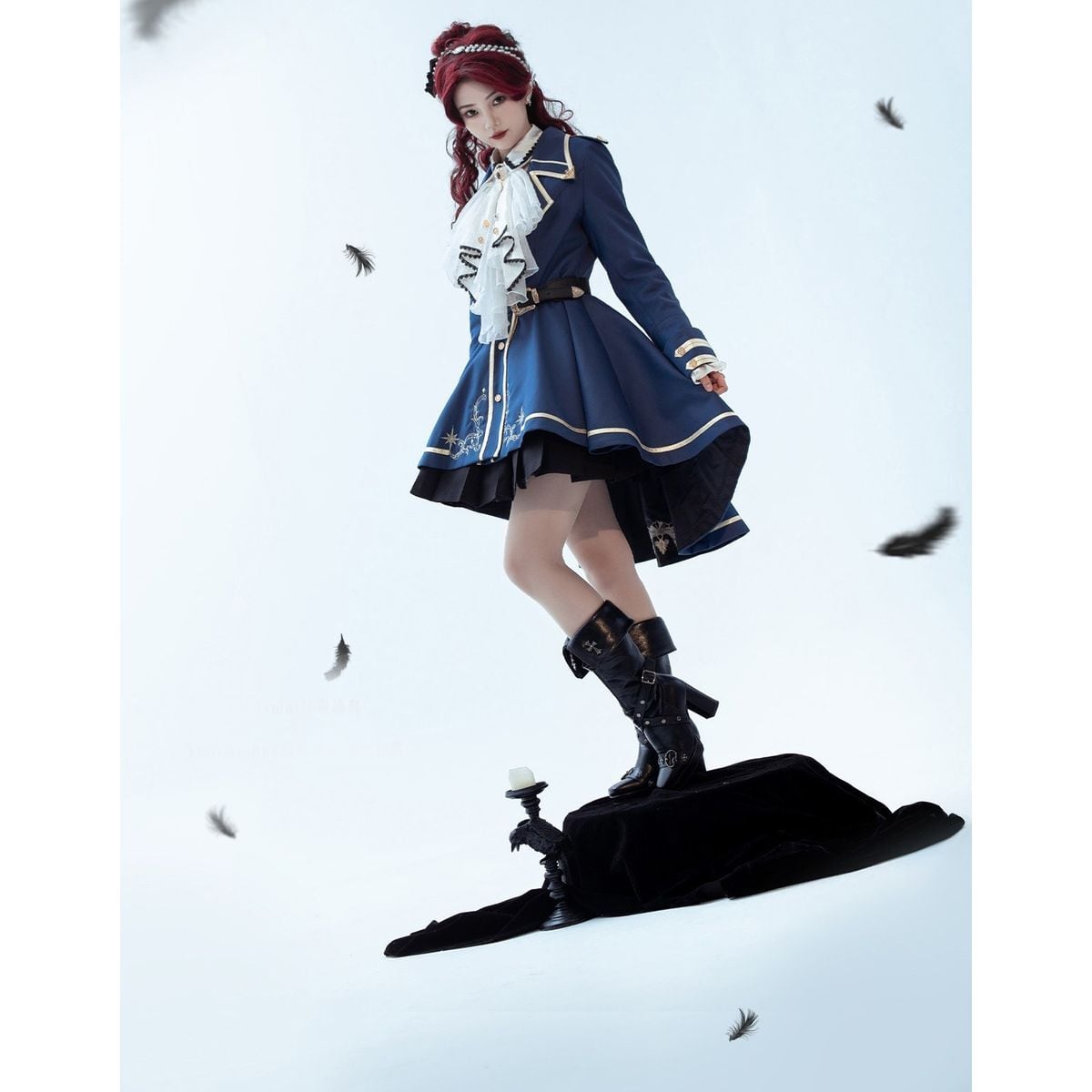 勇者の蒼き誓い〜蒼穹の軍服ロリータセット〜：ジャケット | Maiden's Rêve