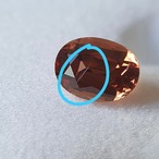 【2ピースペアでの販売】 インペリアルカラー マラヤガーネット オーバル マダガスカル産 5.9x4.4x3.1mm, 1.35ct