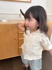 【送料無料/取寄/韓国直送】digreen 26/SM  better day クロシェシャツ｜夏服｜韓国子供服