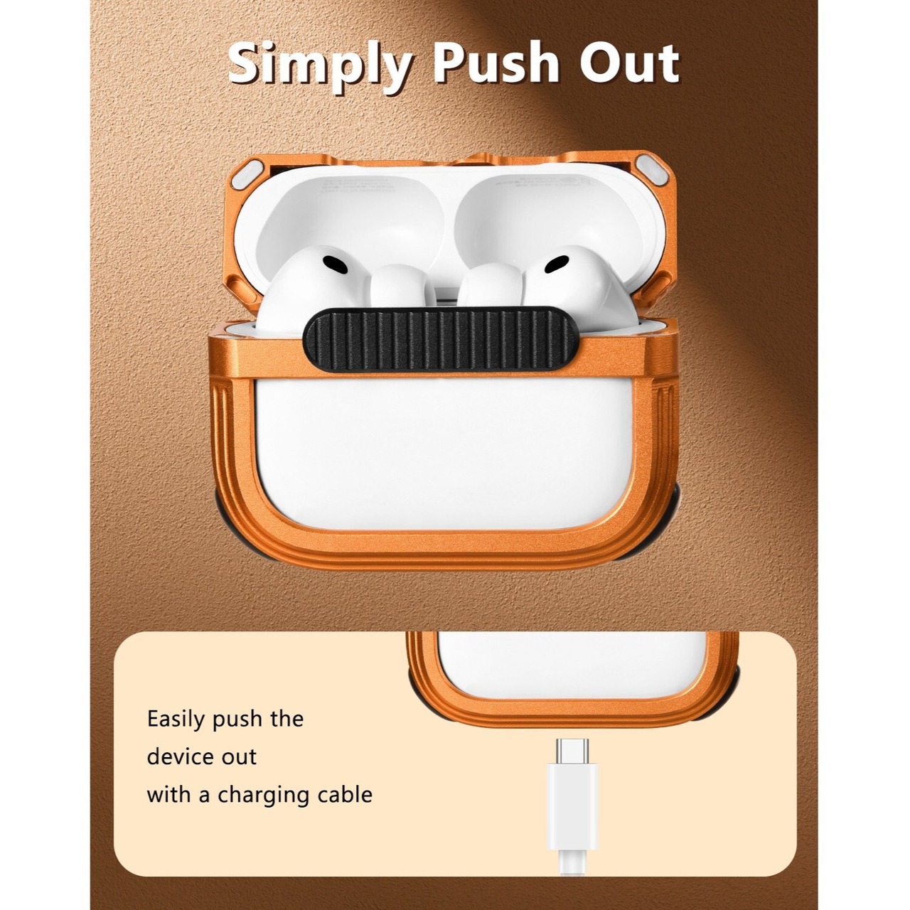 ◆AirPods Pro 3◆ One Touch Open Metal Case / ワンタッチ オープン メタル エアーポッズ ケース