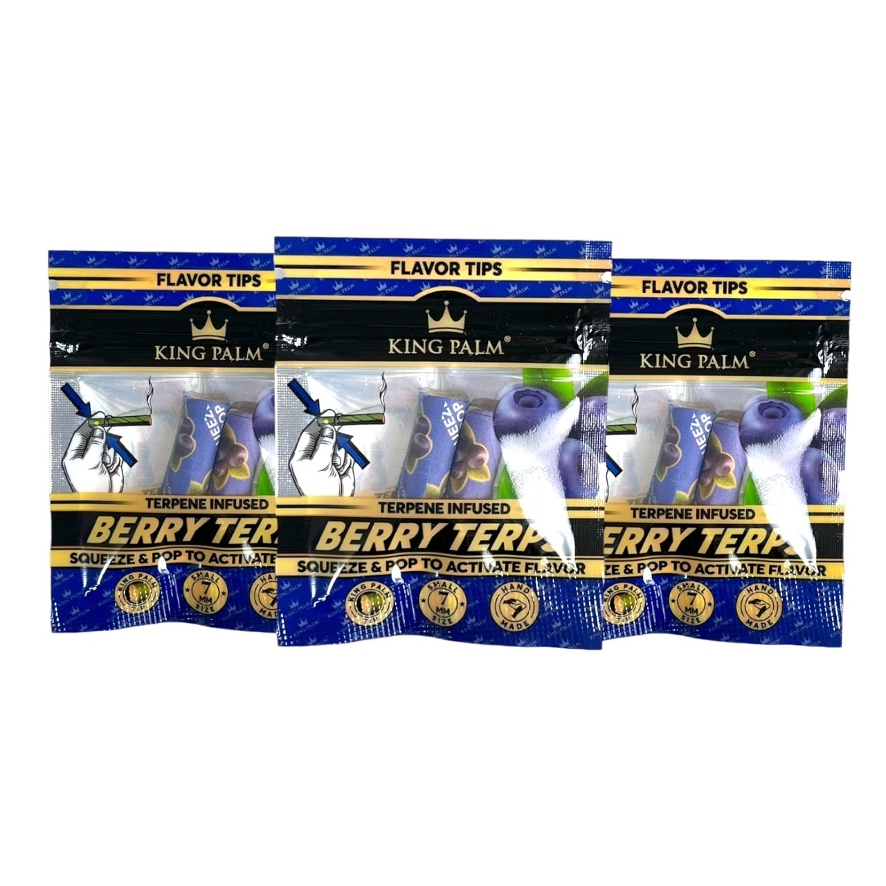 420friendly 3個セット KING PARM Flavored Tips - キングパーム