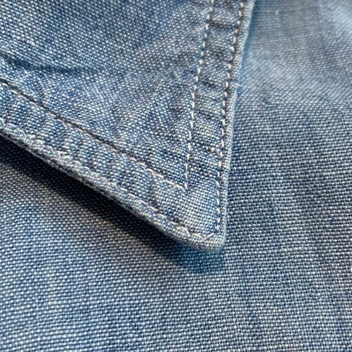 40's 50's HERCULES ヘラクレス シャンブレーワークシャツ 台襟 ダブル