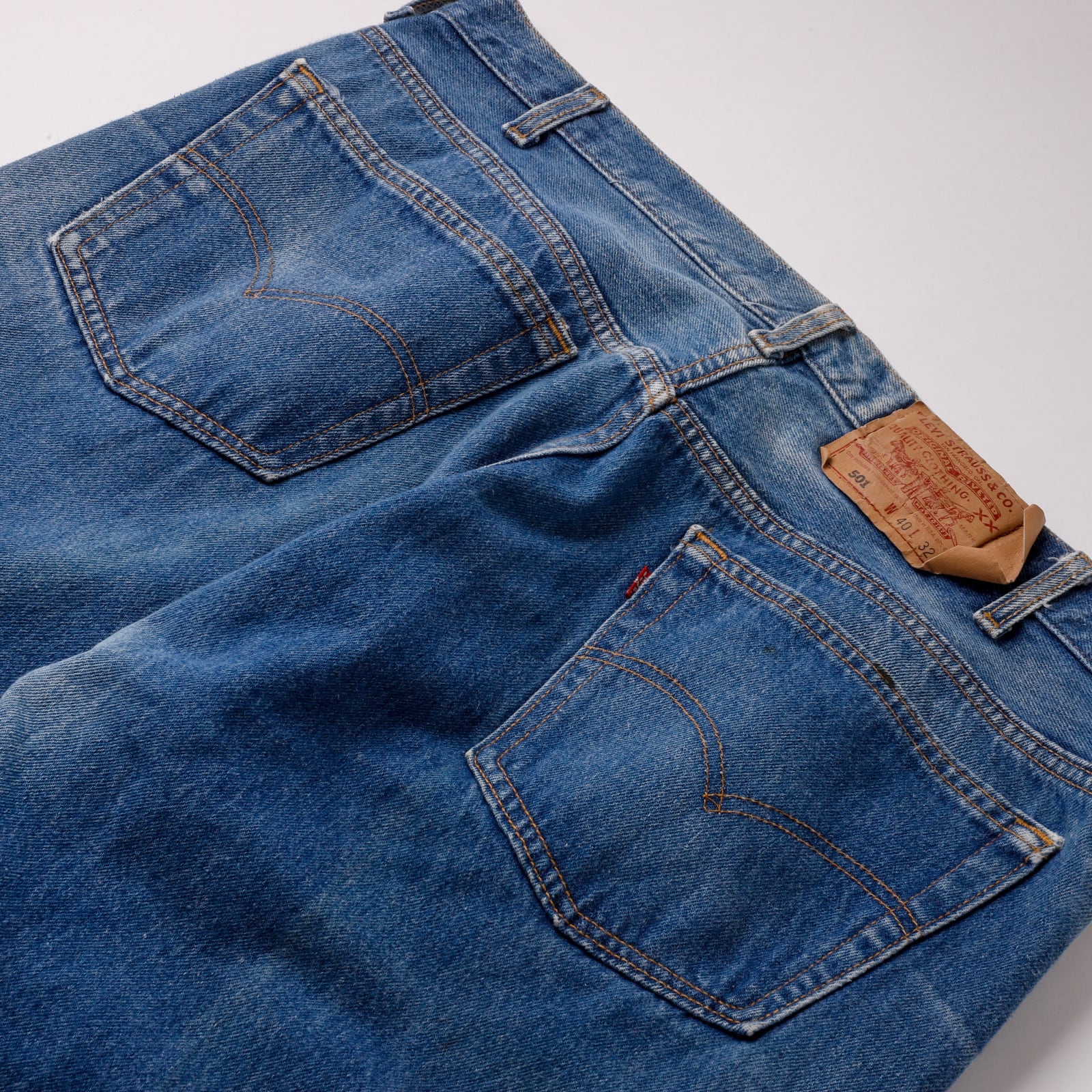 濃紺】Vintage Levi's 501 W40 実寸W38 オリジナル ヴィンテージ