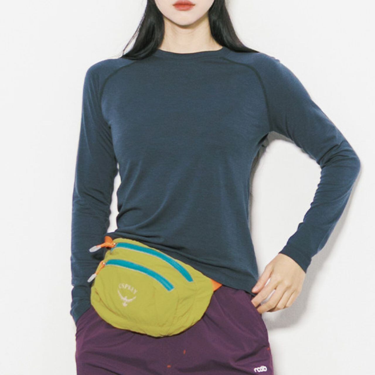 クルーネック ロングスリーブカットソー C01092