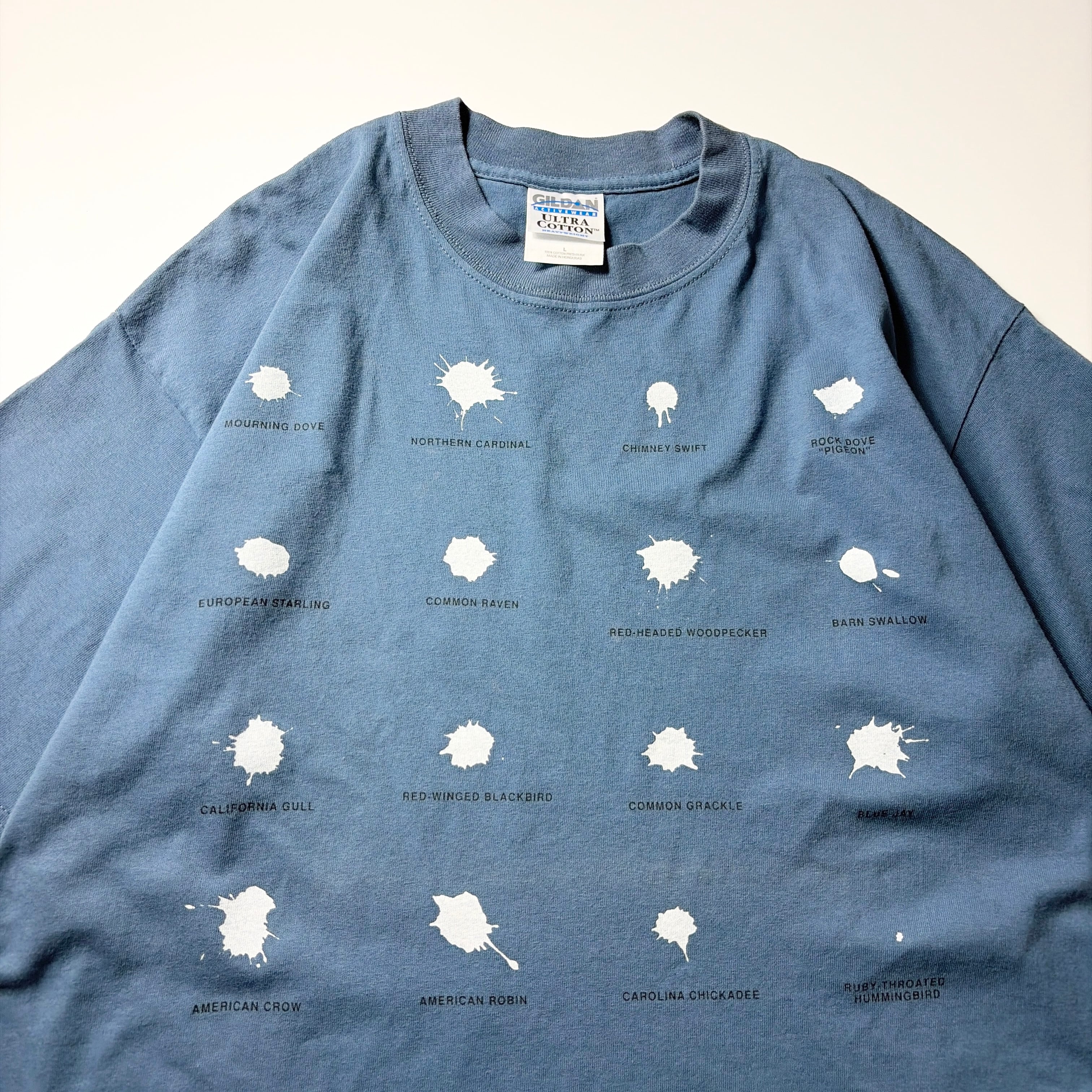 90s Bird Paint Splatter Art Graphic Tee