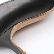 社交ダンス 衣装 スタンダード シューズ ブラック系 SUPADANCE 靴 くつ ヒール レディース 無地 シンプル 黒 光沢 上品 イングランド製 ダンス衣装 練習 レッスン イベント ステージ かわいい 落ち着いた色 華やか パーティー