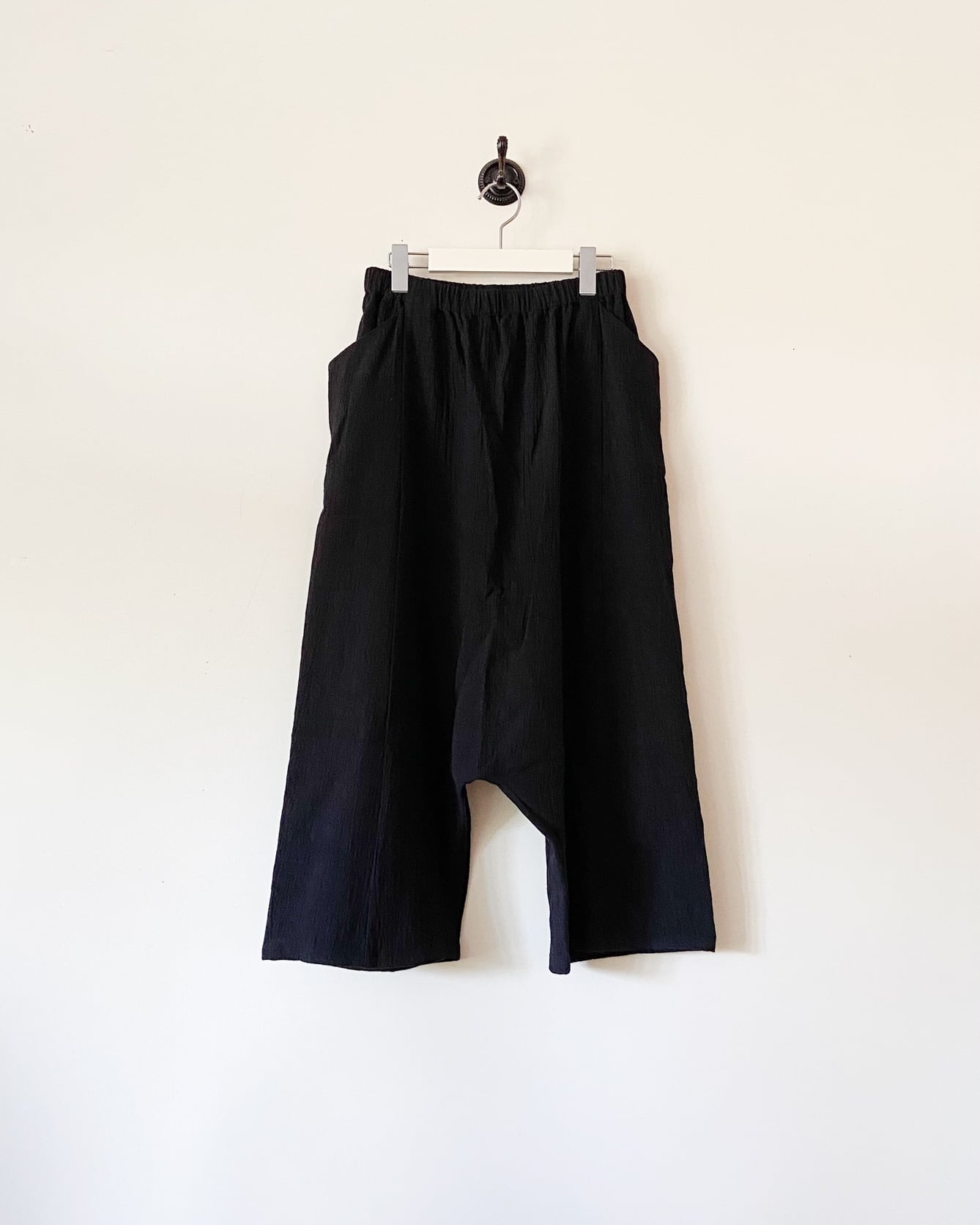 evam eva リネンコットンサルエルパンツ linen cotton sarrouel pants