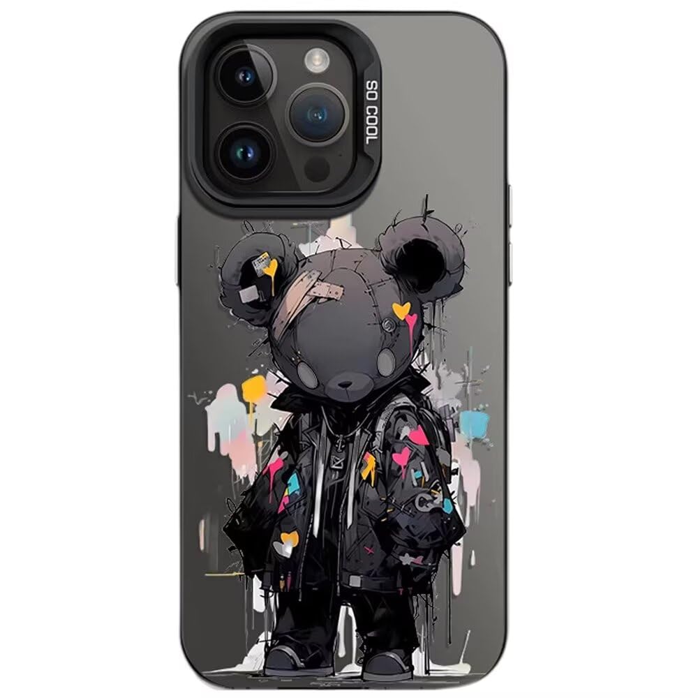 人気 iPhone SE2 ケース カウズ iPhone SE3 用 ケース 保護カバー かっこいい おしゃれ スマホケース キャラクター バンパー レンズ保護 ワイヤレス充電対応 アイフォン7/8/SE2/SE3 用 B