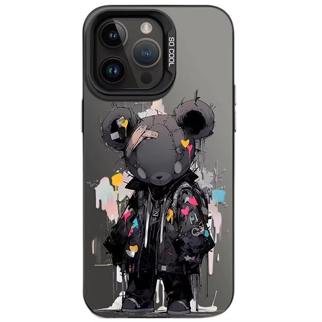 人気 iPhone SE2 ケース カウズ iPhone SE3 用 ケース 保護カバー かっこいい おしゃれ スマホケース キャラクター バンパー レンズ保護 ワイヤレス充電対応 アイフォン7/8/SE2/SE3 用 B