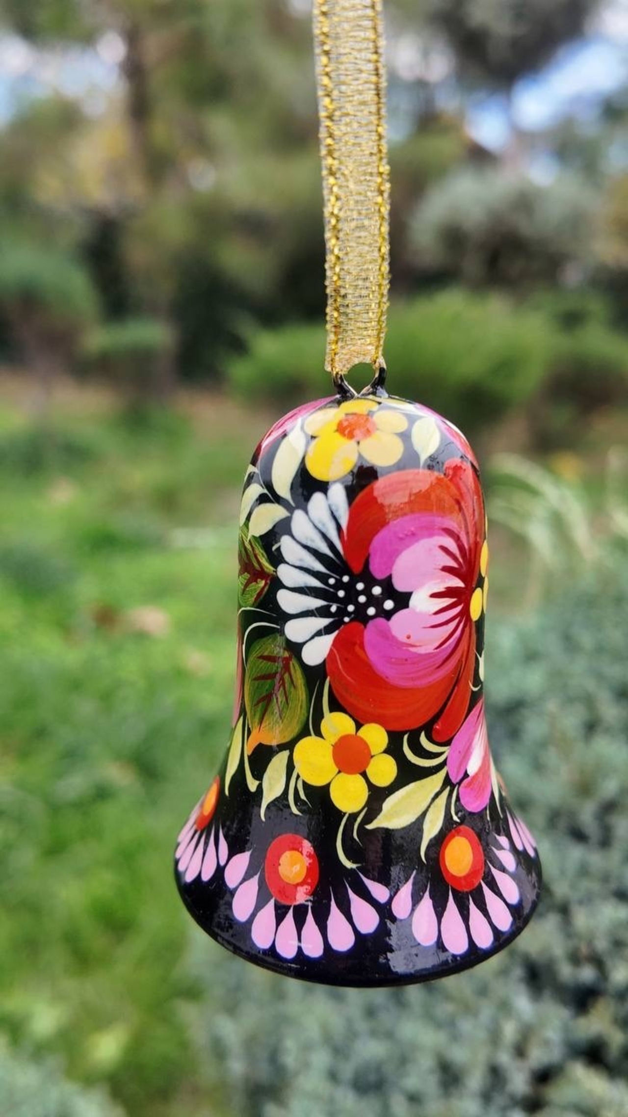 クリスマスデコレーション　ベル3点セット（ティモシェンコ作） - 4