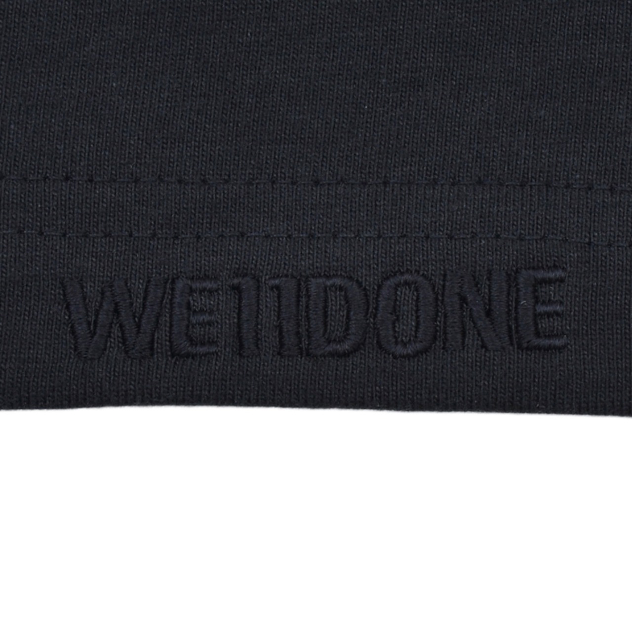 【WE11DONE】BLACK GLITTER LOGO T-SHIRT - 8