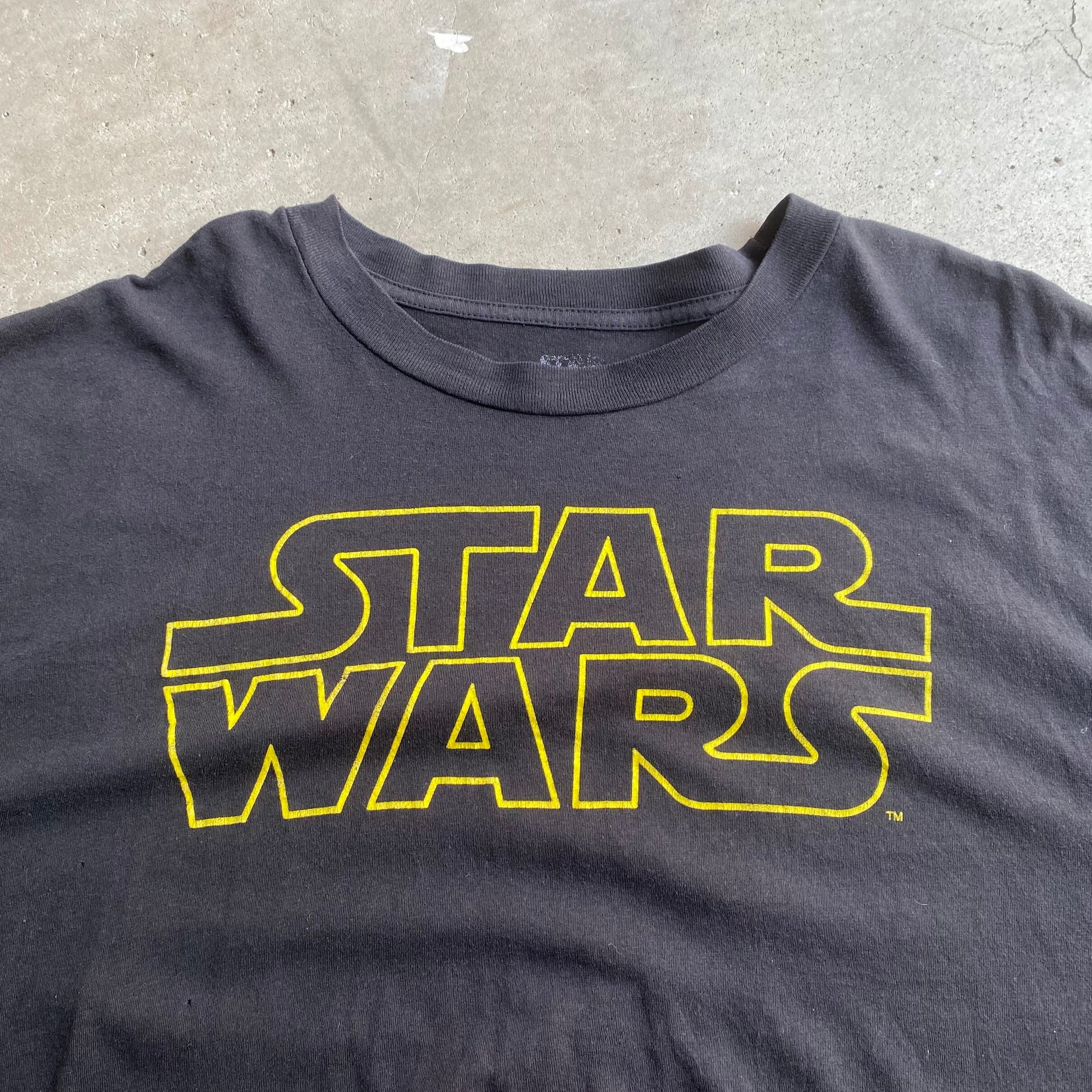 Tシャツ　スターウォーズ　　キャラクター　デカロゴ　star wars