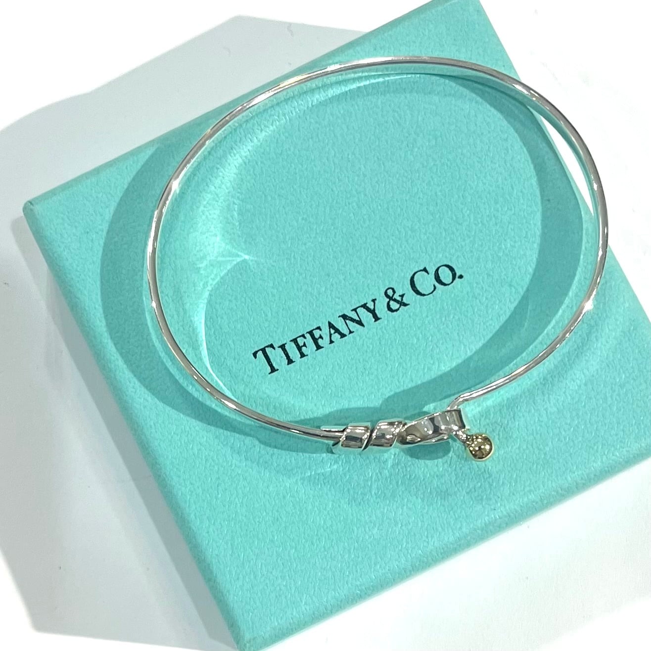 TIFFANY&CO.】2944 silver925×18k ティファニー コンビ silver× 18k