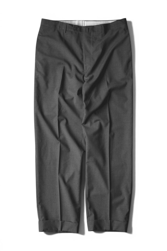00's "ARNYS PARIS" Super120's Tasmania-Wool Turn-Up Slacks Made in ITALY — "CLKY" Model Tailored by "VIGANO"