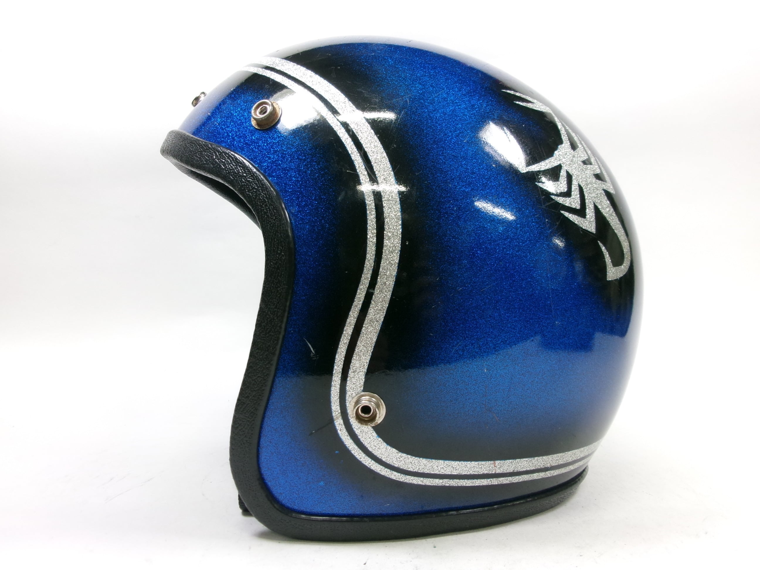 最初期! 70s BELL R-T ジェットヘルメット 赤 7 3/8 目深加工済み M