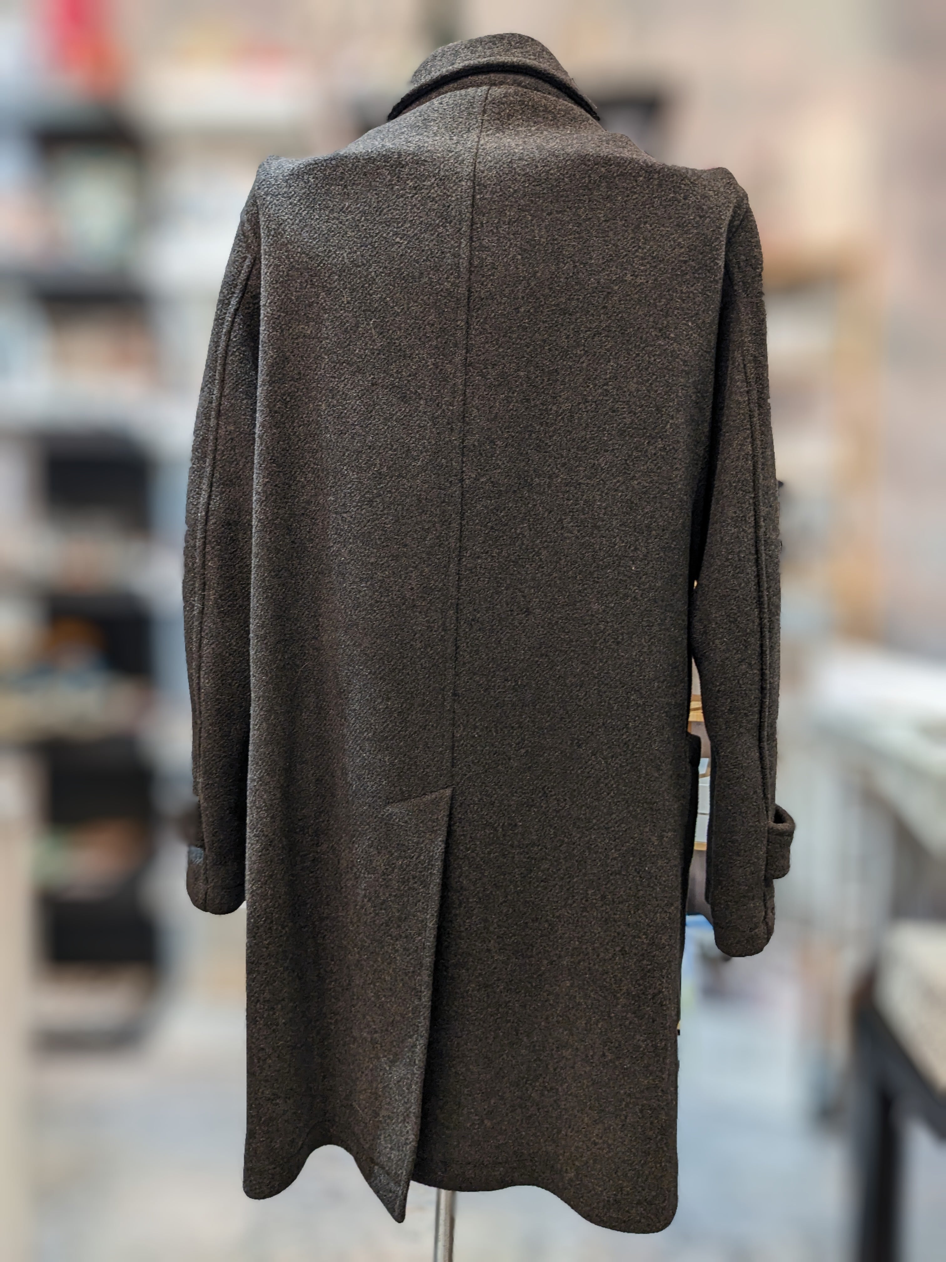 超美品 ヘビーメルトンダッフルコート グレー SIZE L HOUSE OF 超美品 ヘビーメルトンダッフルコート グレー SIZE L HOUSE OF