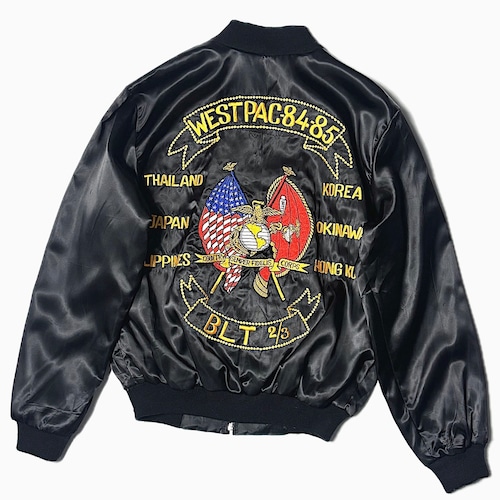 Vintage 80's "WEST PAC-84-85" Souvenir Jacket