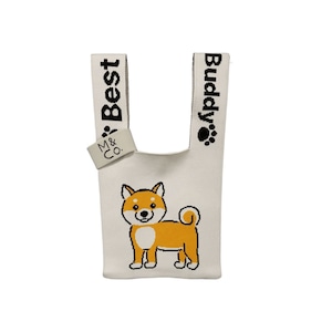 ニットバッグ 柴犬（Knit Bag Shiba）