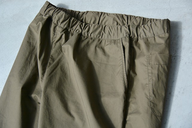 リネン RINEN 40/1ツイルラクパンツ(R44007)カーキ(09) onesize