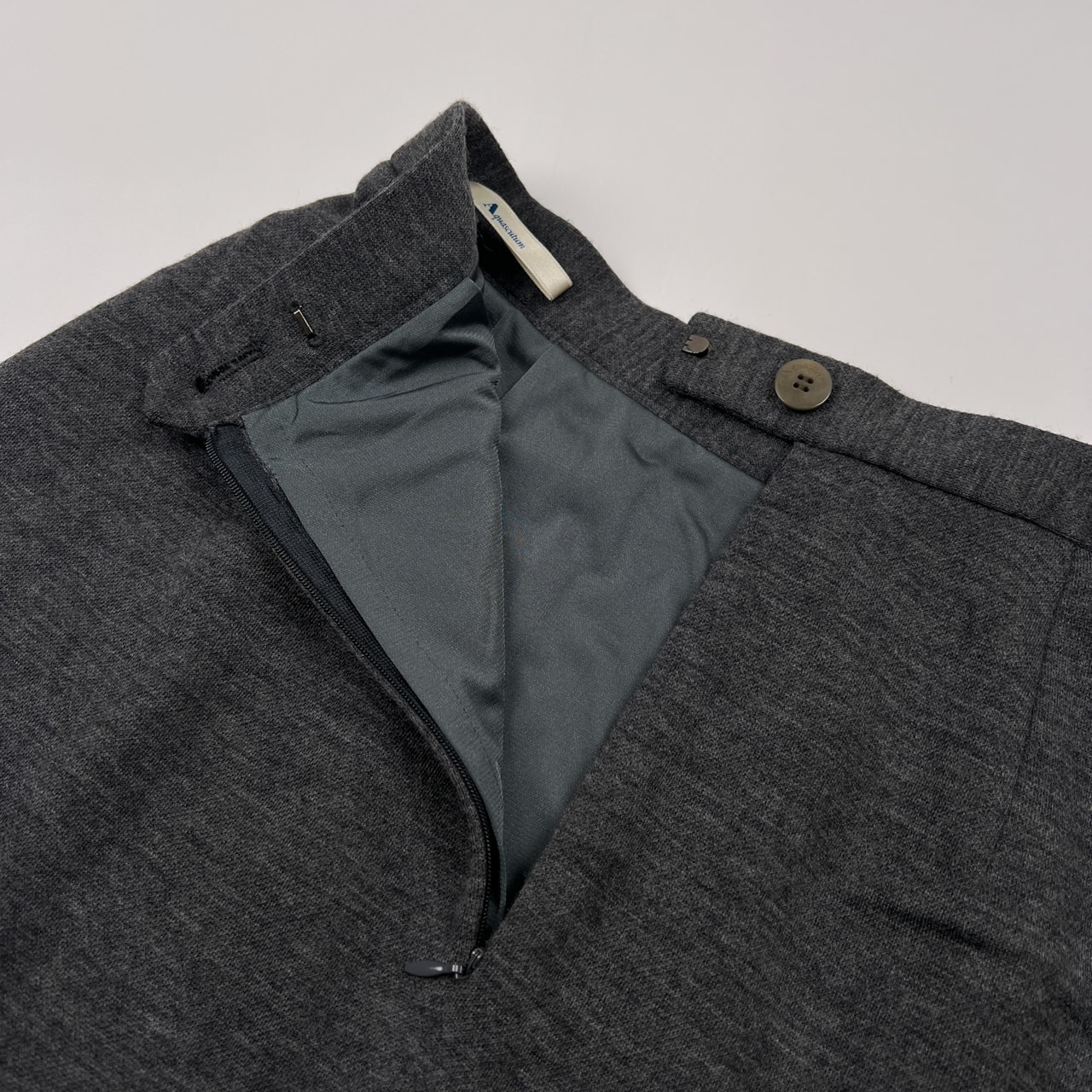 Aquascutum アクアスキュータム ジャージーウール スカート サイズ 9 /レナウン/ビンテージ
