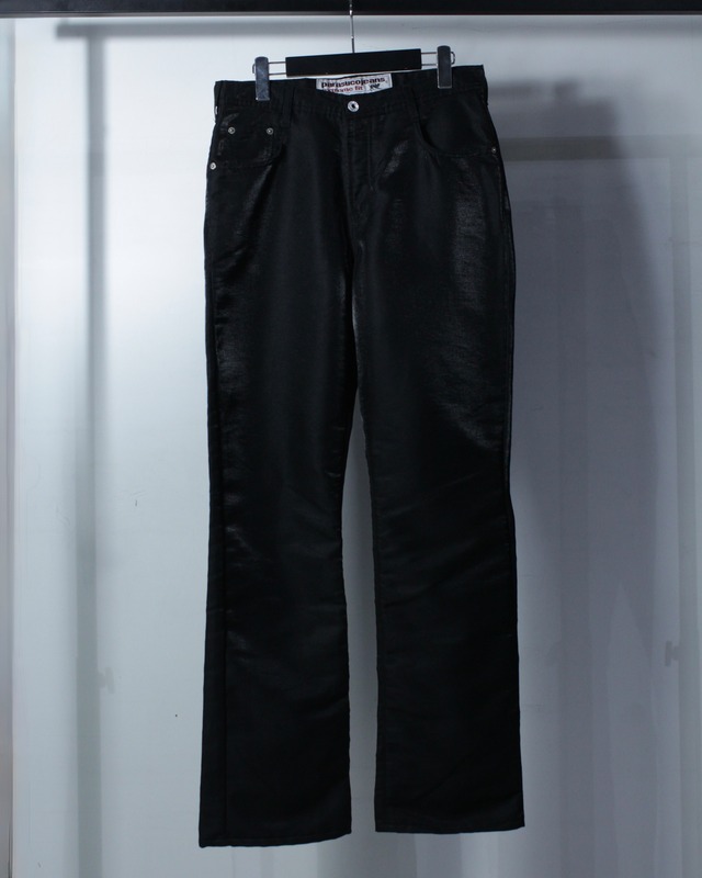 【Caka BLACK】“Parasuco” Metallic Color Vintage Straight Silhouette Pants