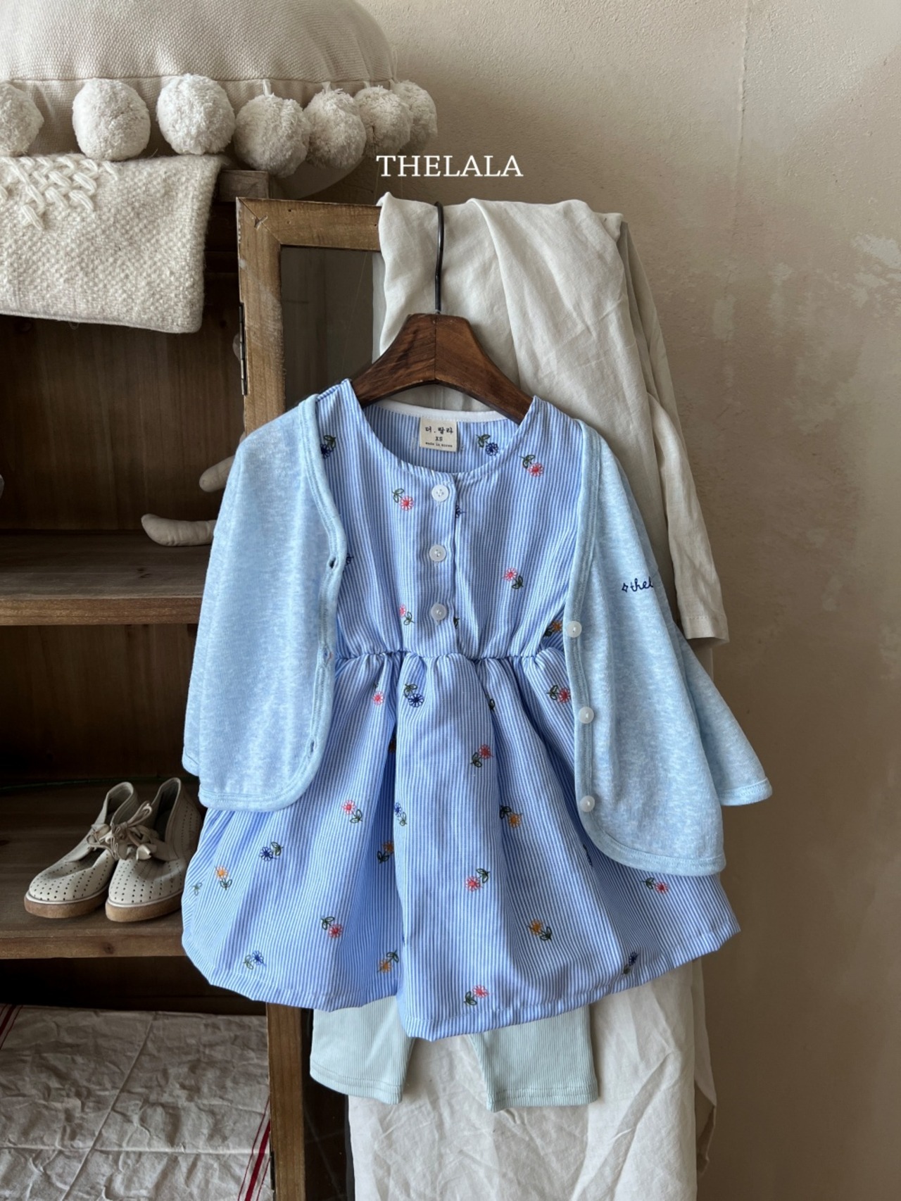 [THELALA] Rain Flower Dress / [더랄라] 레인꽃원피스