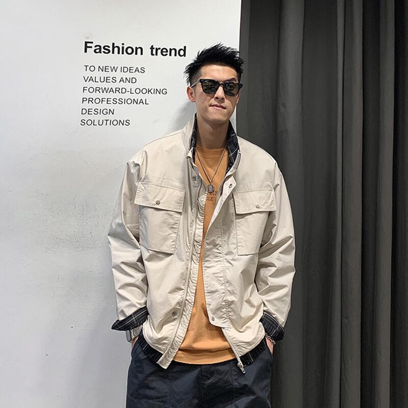 ジャケット シャツ スプリングカジュアル ストリート 春物 Xu_Tailang77193190084